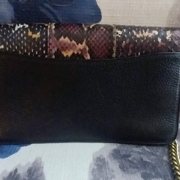 Coach snakeskin Tabby Chain crossbody bag and wristlet strap - Picture 3 of 6